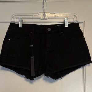 Blank NYC Black Jean Shorts for Women